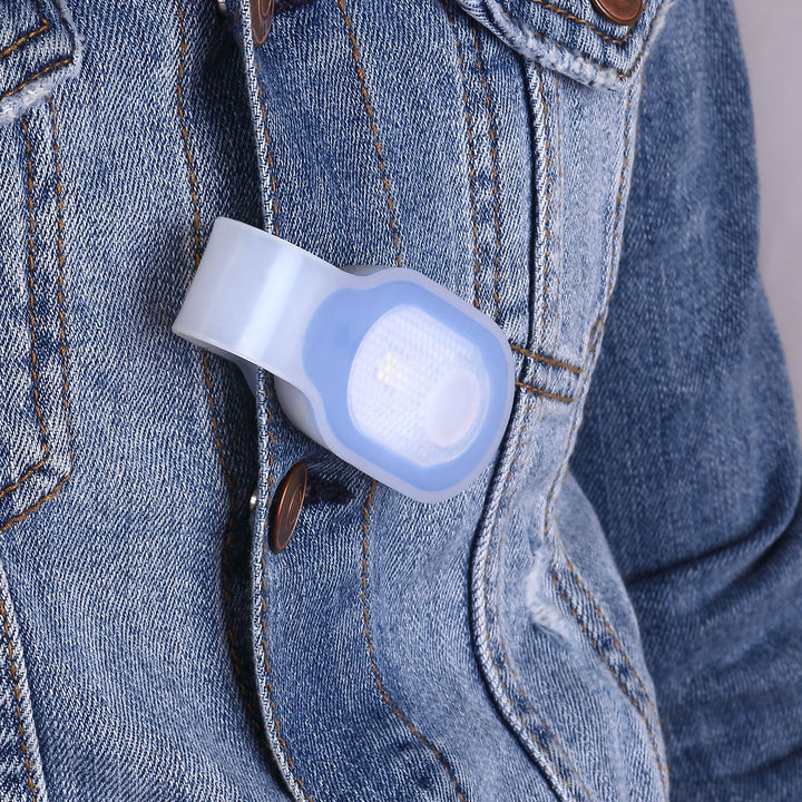 LED Flashlights Clip on Flashlight Safely Nursing Night Shift Light Hands Free Strong Magnetic to Grip Clothing with Keychain Flashlight for Nurses Backpack Shirt Badge Outdoor Emergency