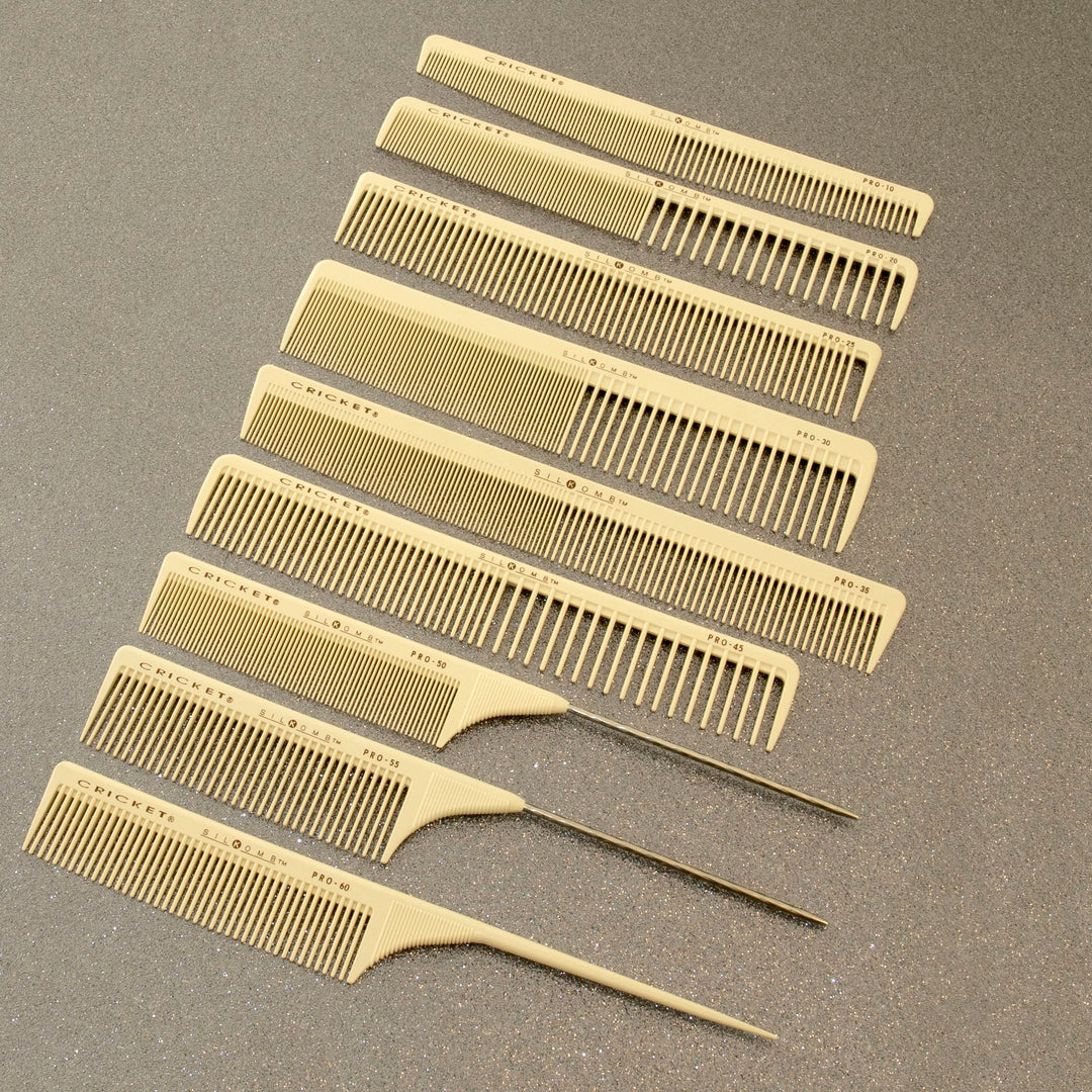 Silkomb Rattail Comb CB-78X Pro 55 Wide Toothed Rattail AD