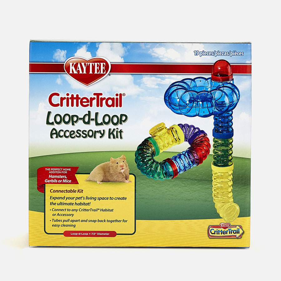 CritterTrail Fun-nel Loop-D-Loop Accessory Kit Small Animal Habitat Tubes