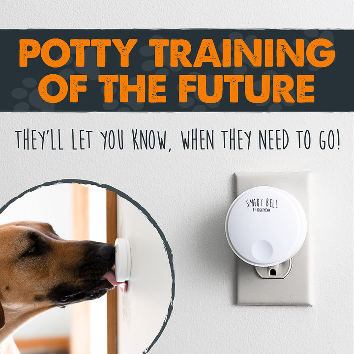 Smart Bell 2.0 (2 Button Pack) - Wireless Electronic Dog Doorbell - Dog Potty Button Communication - Pet Communication Tool - Puppy Potty Training