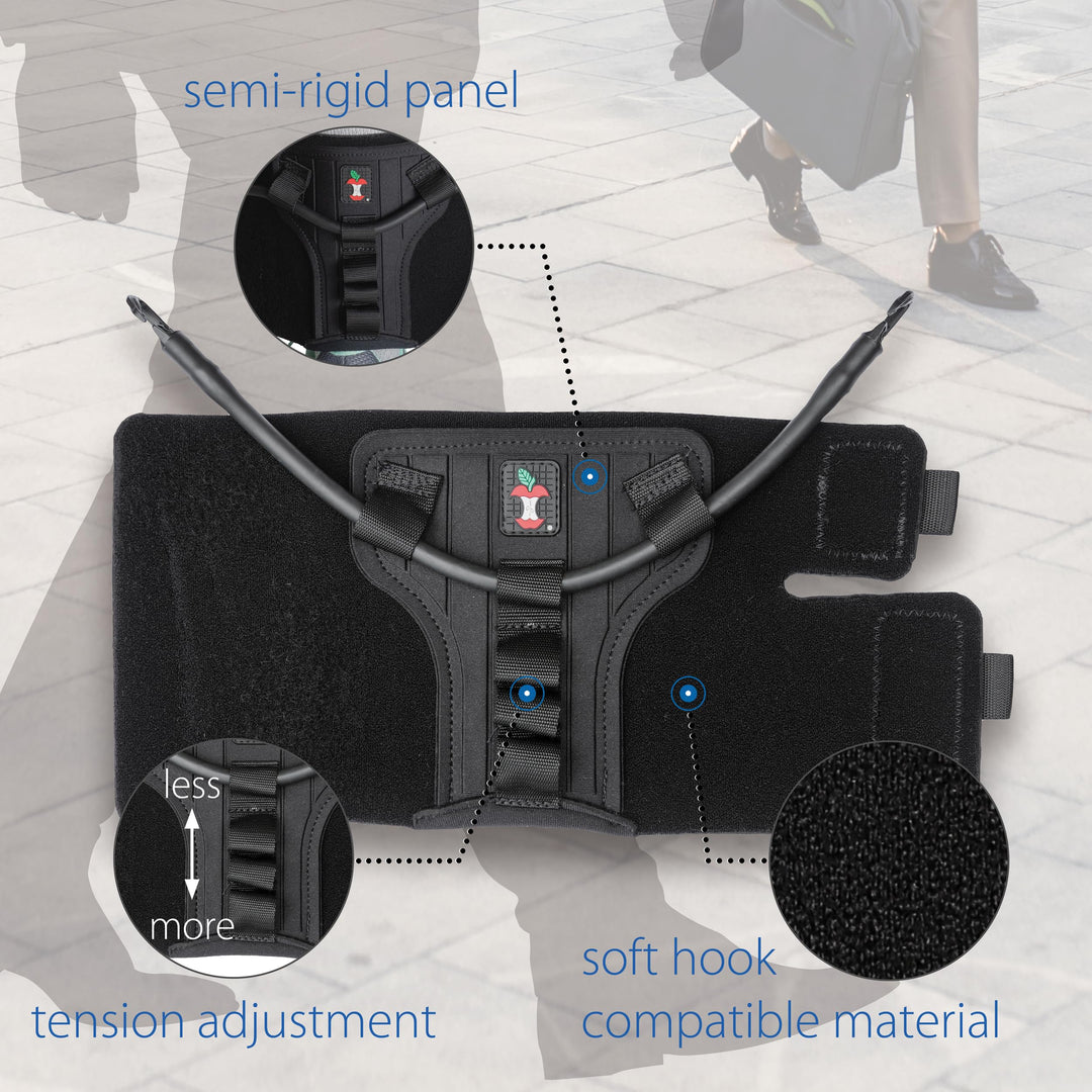 FootFlexor Foot Drop Brace for Walking, Soft Ankle Foot Orthosis for Men and Women, XSmall - Small