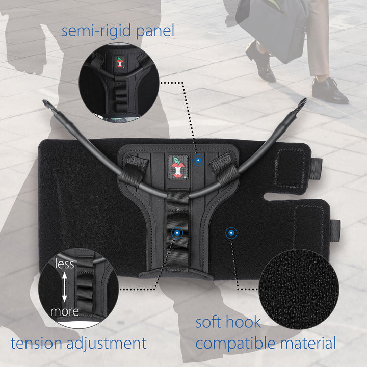 FootFlexor Foot Drop Brace for Walking, Soft Ankle Foot Orthosis for Men and Women, XSmall - Small