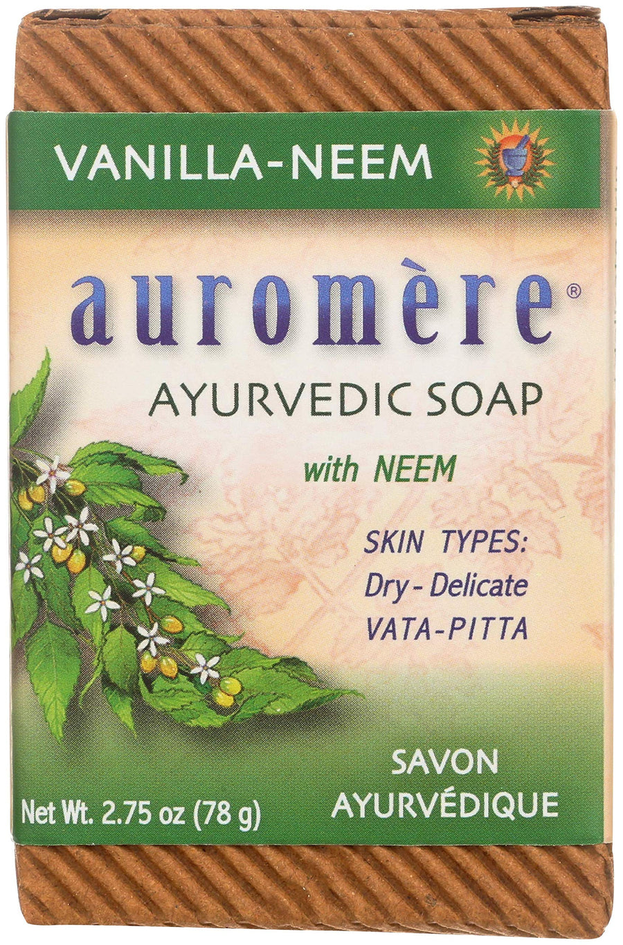 Ayurvedic Bar Soap Vanilla-Neem 2.75 Oz