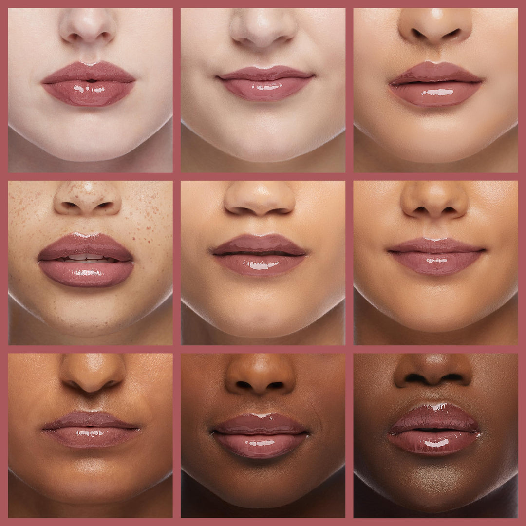 Revlon Super Lustrous Glass Shine Lipstick, Moisturizing Lipstick with Aloe and Rose Quartz in Pink, 003 Glossed up Rose, 0.15 oz