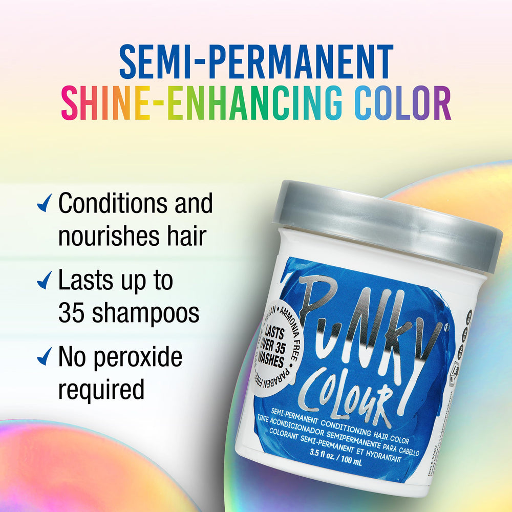 Jerome Russell Semi Permanent Hair Color Conditioning, 100ml - Atlantic Blue (Pack of 1)