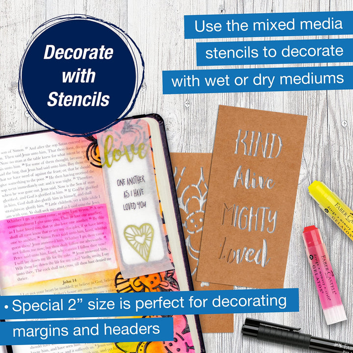 Bible Journaling Kit, Multiple Color, 47 Piece Set
