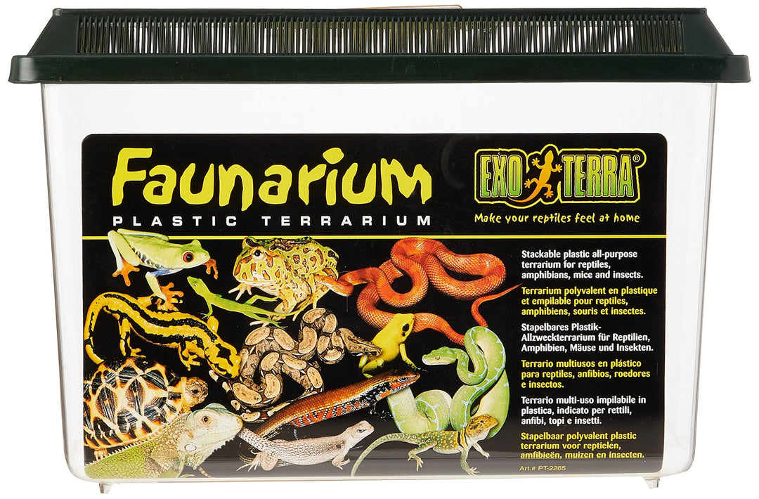 Exo Terra Faunarium, Plastic Reptile Terrarium, Large, PT2265