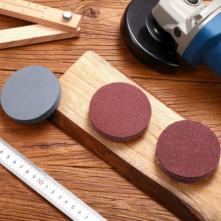 120 Pieces Sanding Discs Pad Hook and Loop Sandpaper Disc for Drill Grinder Rotary Tools, 12 Different Grits (60 to 3000 Grit, 10 Pieces Each Grit) (3 Inch)