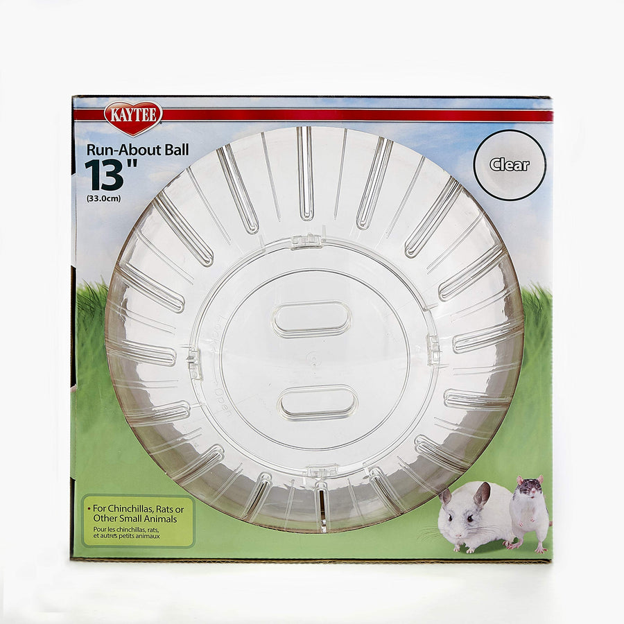 13 Clear Run-About Exercise Ball For Pet Rats & Chinchillas