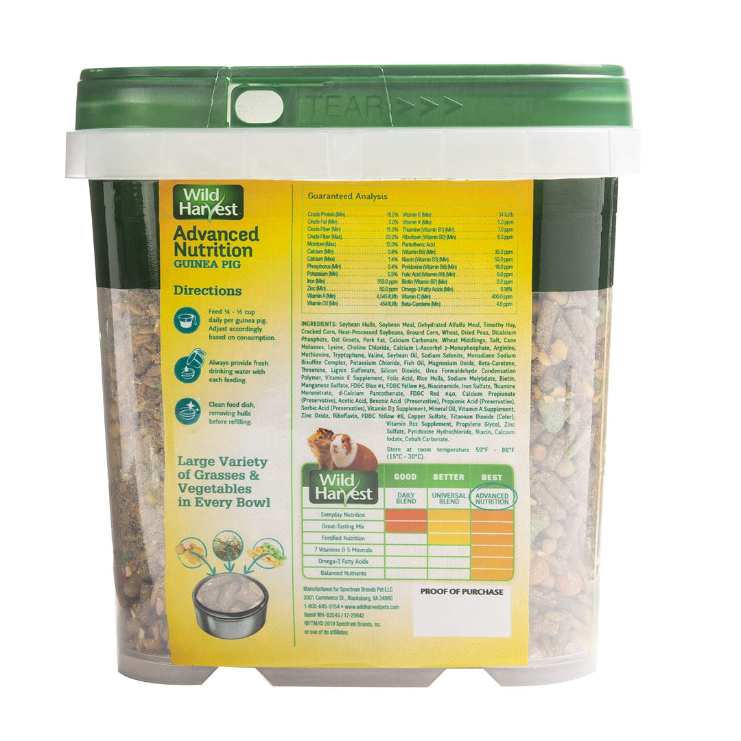 Advanced Nutrition Guinea Pig, Complete And Balanced Diet, 4.5 Pounds