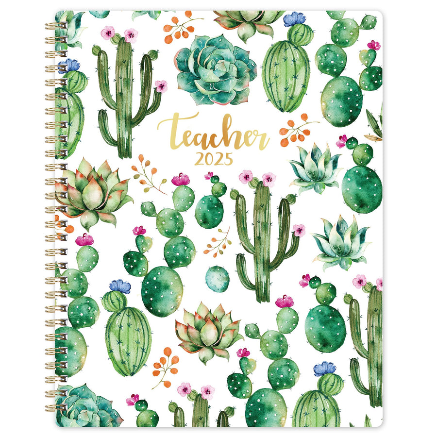 2025 Teacher Planner - Lesson Planner 2025 from Jan 2025 - Dec 2025, 8'' x 10'', Lesson Plan Book, Weekly & Monthly Lesson Planner with Quotes