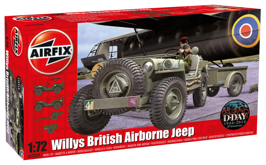 1:72 Willys British Airborne Jeep Kit (), Small
