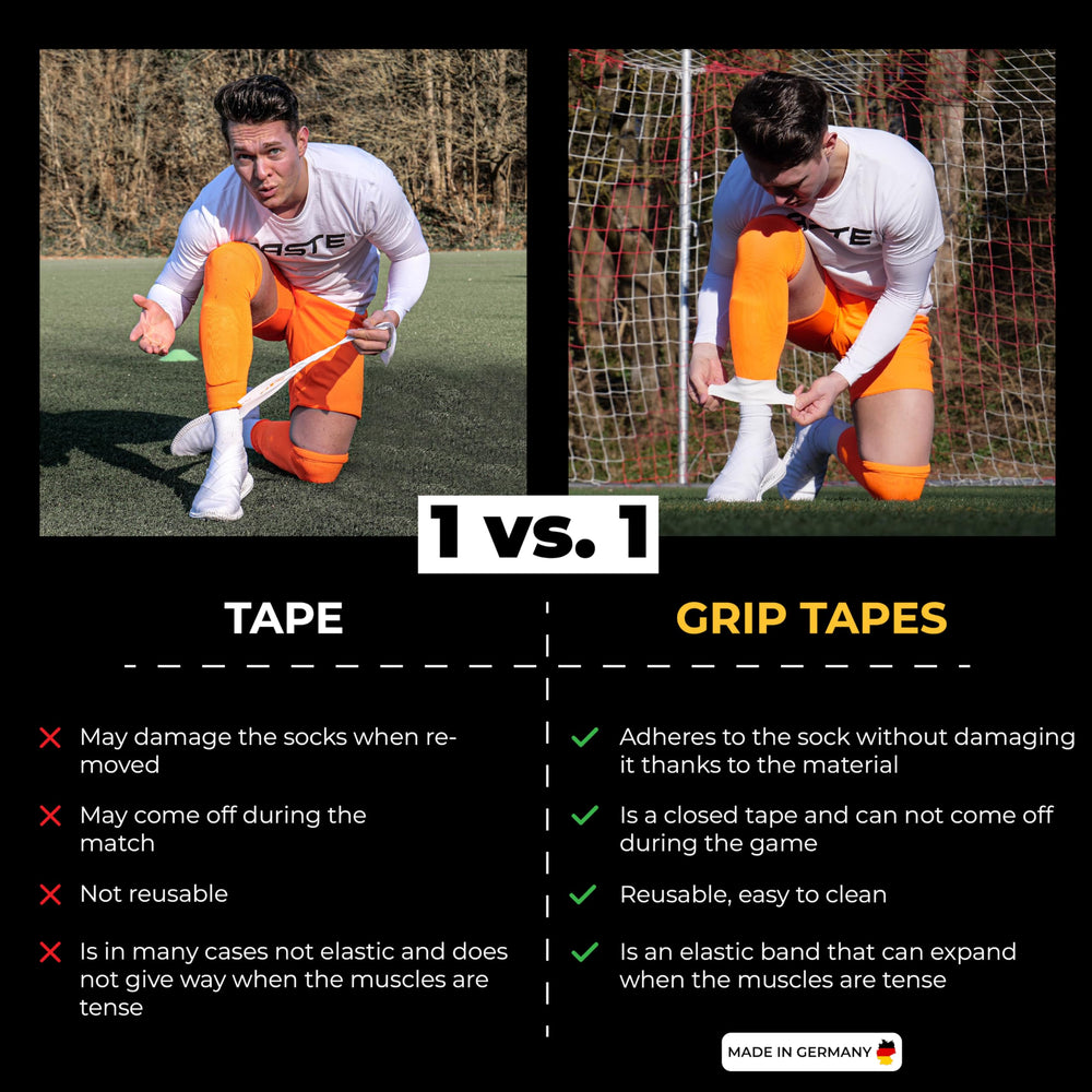 ® Shin Guard Straps Soccer Silicone for Adult, Men, Women, Kids, Children & Youth Black - Shinguard Holders & Stays - Ankle Grip Tapes - shin-Guard Stay, Tape & Bands as Football Accessories