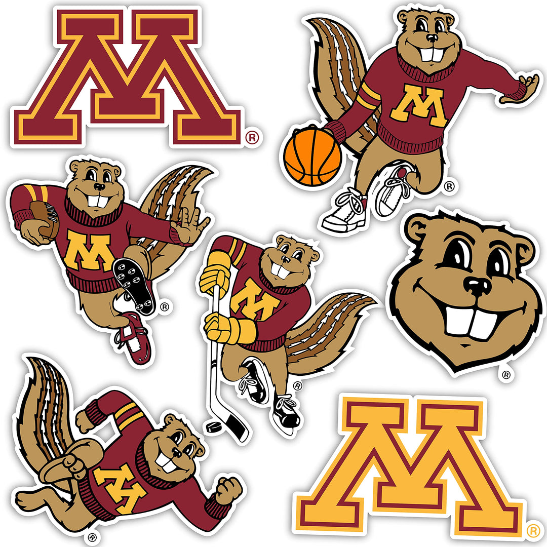 University of Minnesota Sticker Golden Gophers Vinyl Decals Laptop Water Bottle Car Scrapbook T2 (Type 2)