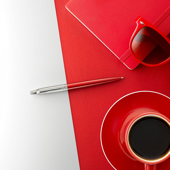 Jotter Kensington Red CT Ballpoint Pen, Blister pack
