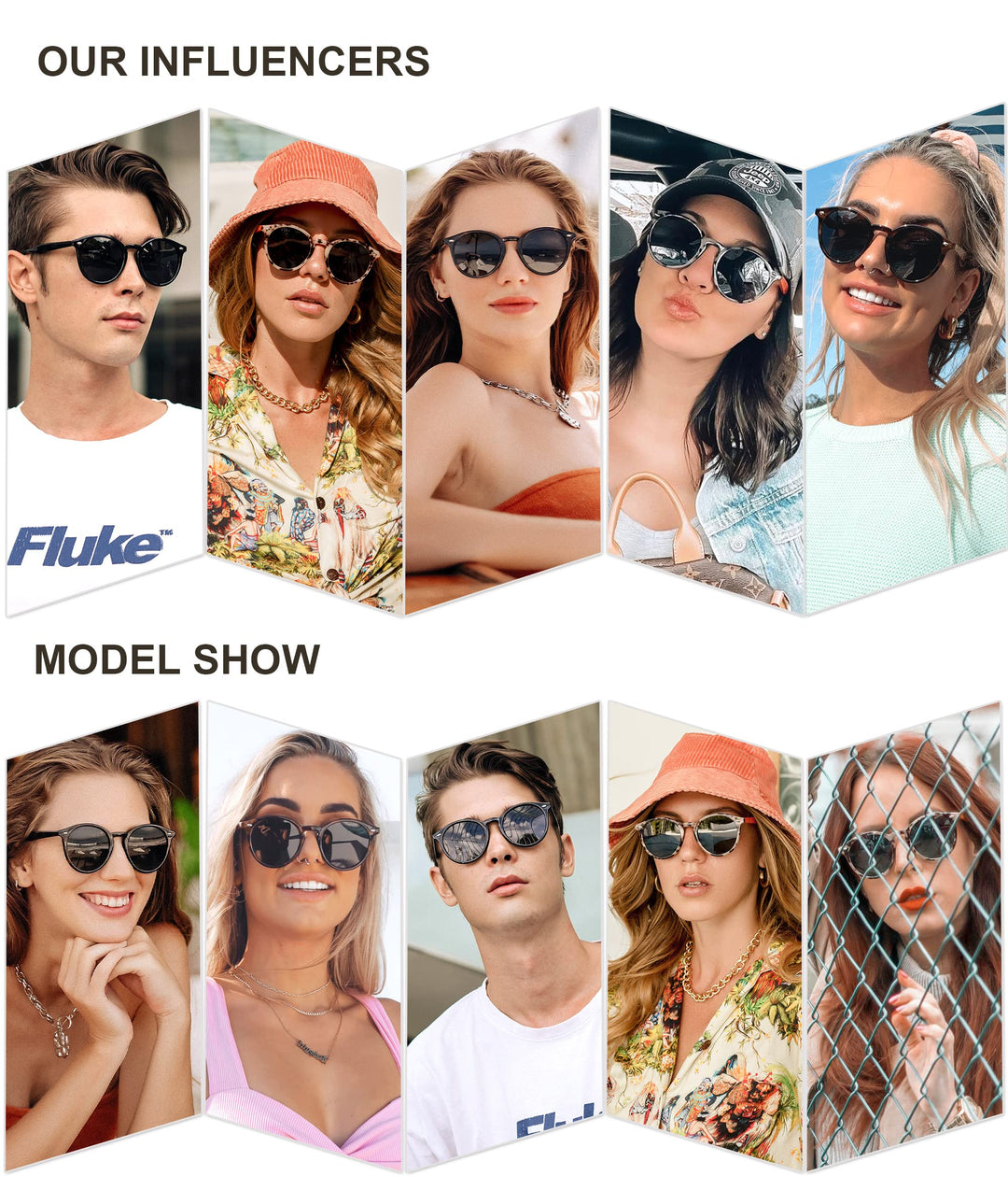Retro Round Polarized Sunglasses for Women Men Classic Vintage Sunnies SJ2069, Black/Grey