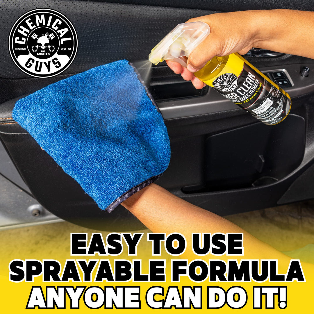 SPI_663_16 InnerClean Quick Detailer with Pineapple Scent, High Performance Interior and Dashboard Cleaner, Dust Repellent, Easy to Use Non Greasy Formula, 16 fl oz