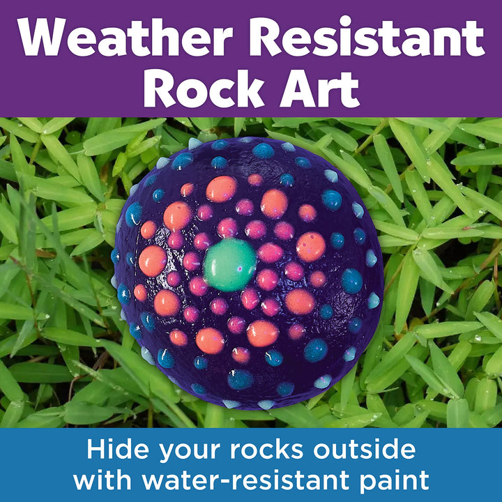 Glow in the Dark Rock Painting Kit: Crafts for Kids Ages 6-8+, Painting Rocks Arts and Crafts, Kids Gift