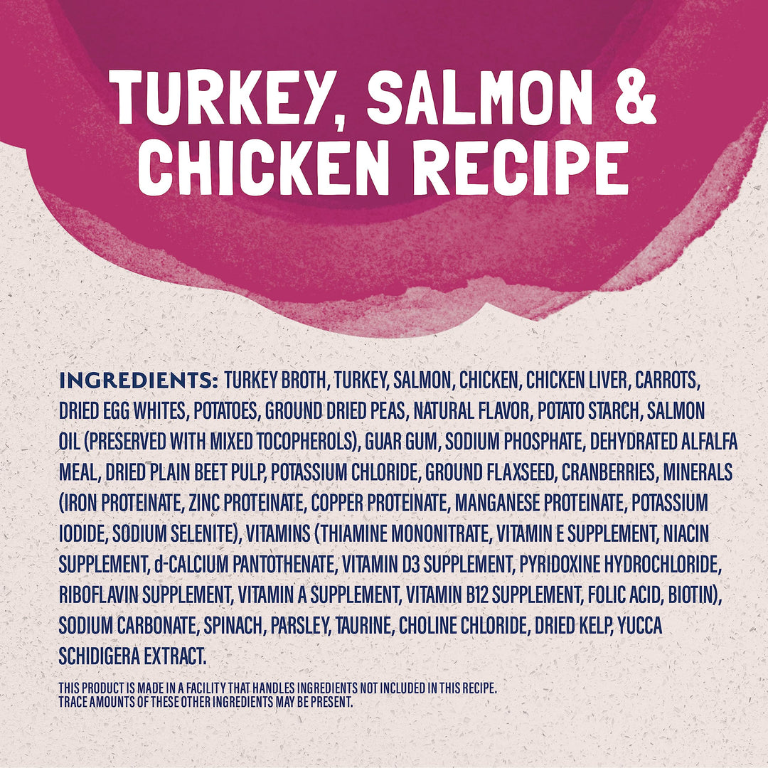 Original Ultra Platefulls Indoor Adult Grain Free Wet Cat Food, Turkey, Salmon & Chicken Recipe, 3 Ounce Pouch (Pack of 24)
