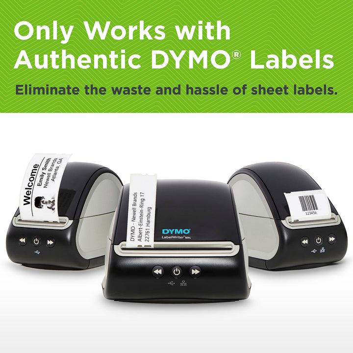 LabelWriter 550 Turbo Label Printer, Label Maker with High-Speed Direct Thermal Printing, Automatic Label Recognition, Prints Variety of Label Types Through USB or LAN Network Connectivity