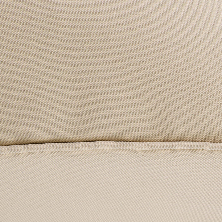 Montlake Water-Resistant 23 x 22 x 4 Inch Outdoor Back Cushion Slip Cover, Patio Furniture Cushion Cover, Antique Beige, Patio Furniture Cushion Covers
