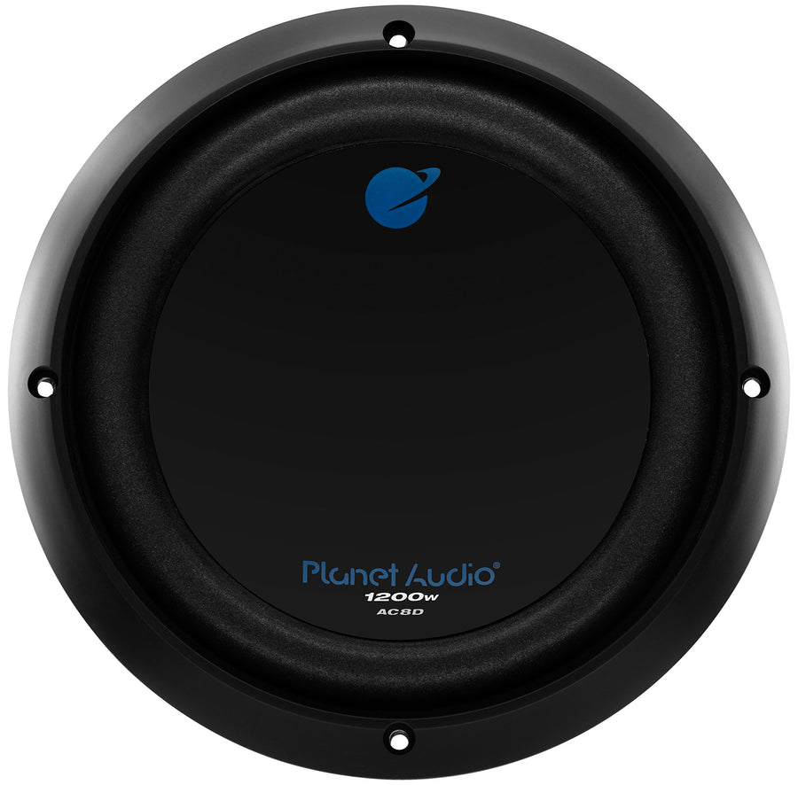 AC8D Anarchy Series 8 Inch Car Subwoofer - 1200 Watts Max, Dual 4 Ohm Voice Coil, Sold Individually, Hook Up to Amp