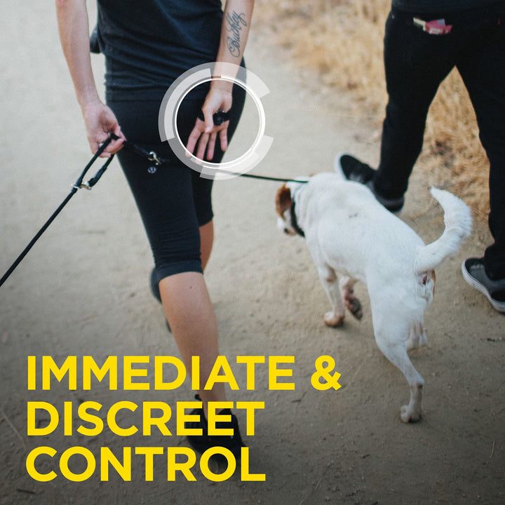 ARC HANDSFREE Plus Expandable to 2-Dog Remote Dog Training E-Collar with HANDSFREE Square for Discreet and Precise Control Slim Ergonomic Rechargeable Waterproof 3/4-Mile Range