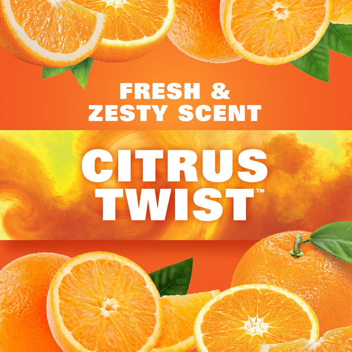 Ultra Strong Tall Kitchen Drawstring Trash Bag, Citrus Twist, 40 Count