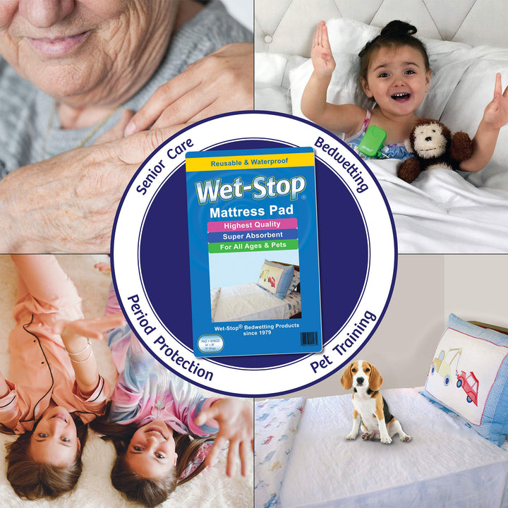 3 Kit: Bedwetting Enuresis Alarm with Waterproof Bed Pad for Boys and Girls