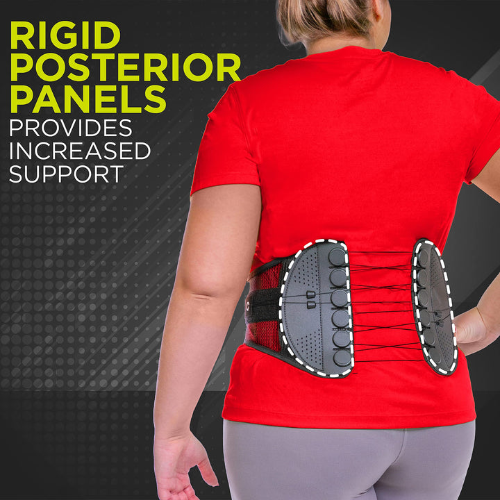 2XL : SPINE Sport Back Brace - Best Lumbar Support for Active People with Back Pain (2XL)