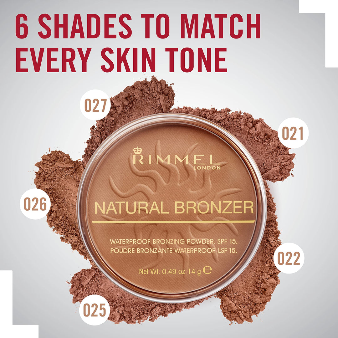 London Natural - 022 Sun Bronze - Bronzer, Matte Finish, 0.49oz