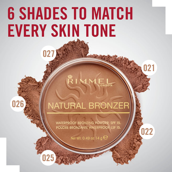 London Natural - 022 Sun Bronze - Bronzer, Matte Finish, 0.49oz