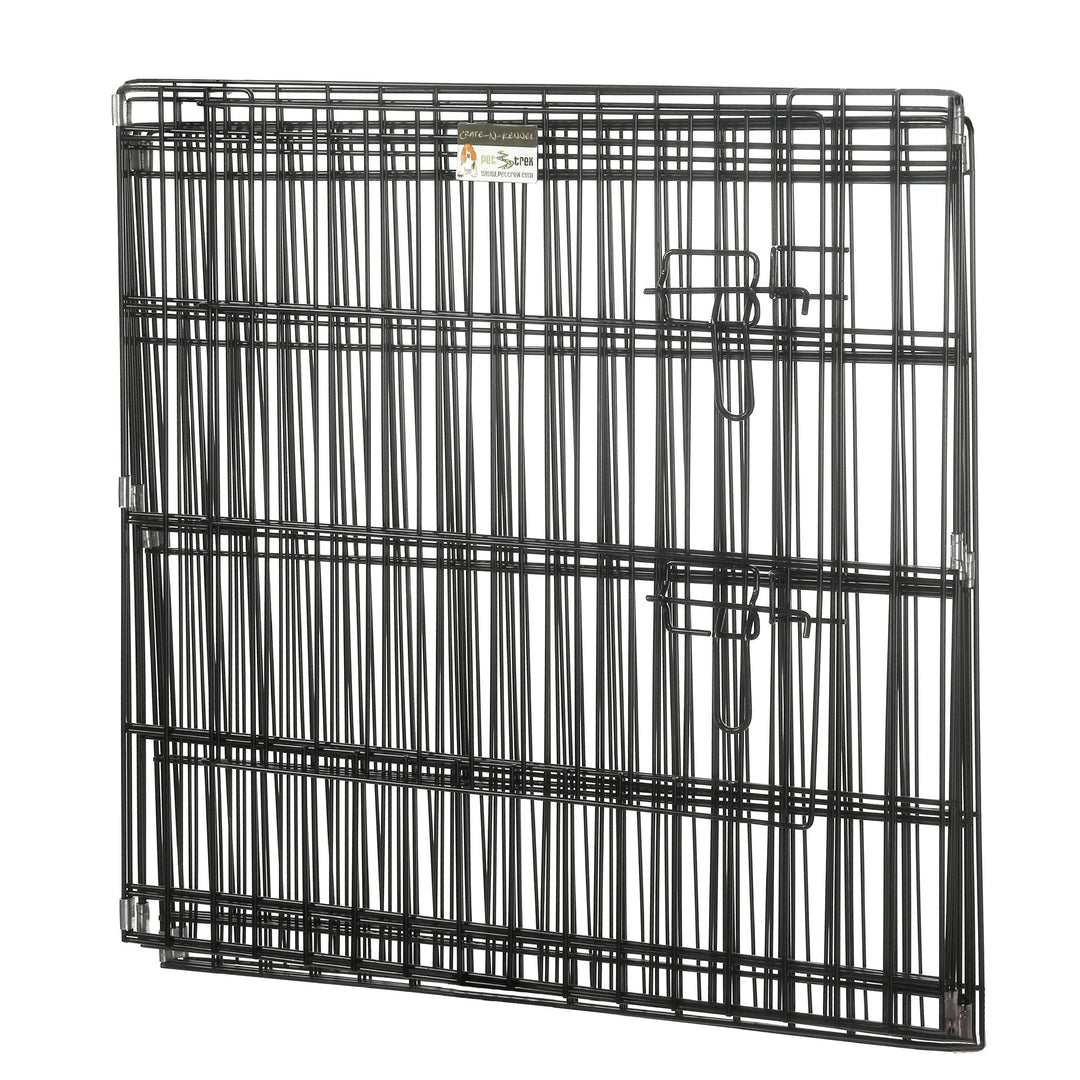 24 Exercise Playpen for Dogs Eight 24 x 24 High Panels with Gate