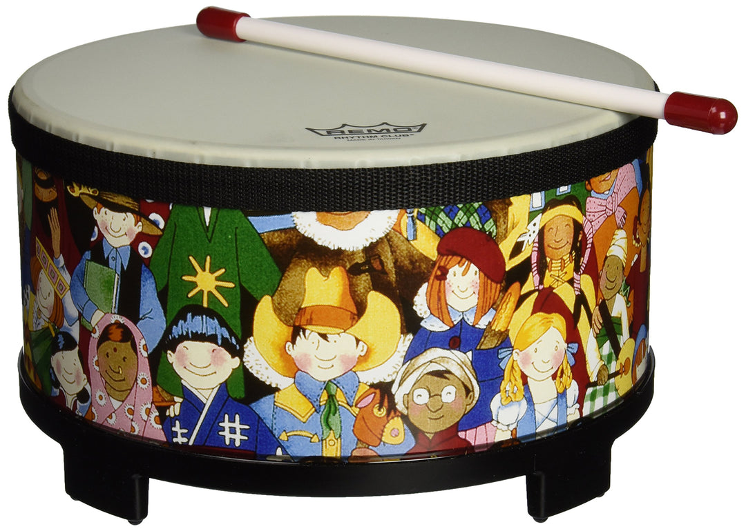 Remo RH-5010-00 Rhythm Club Floor Tom Drum - Rhythm Kids, 10