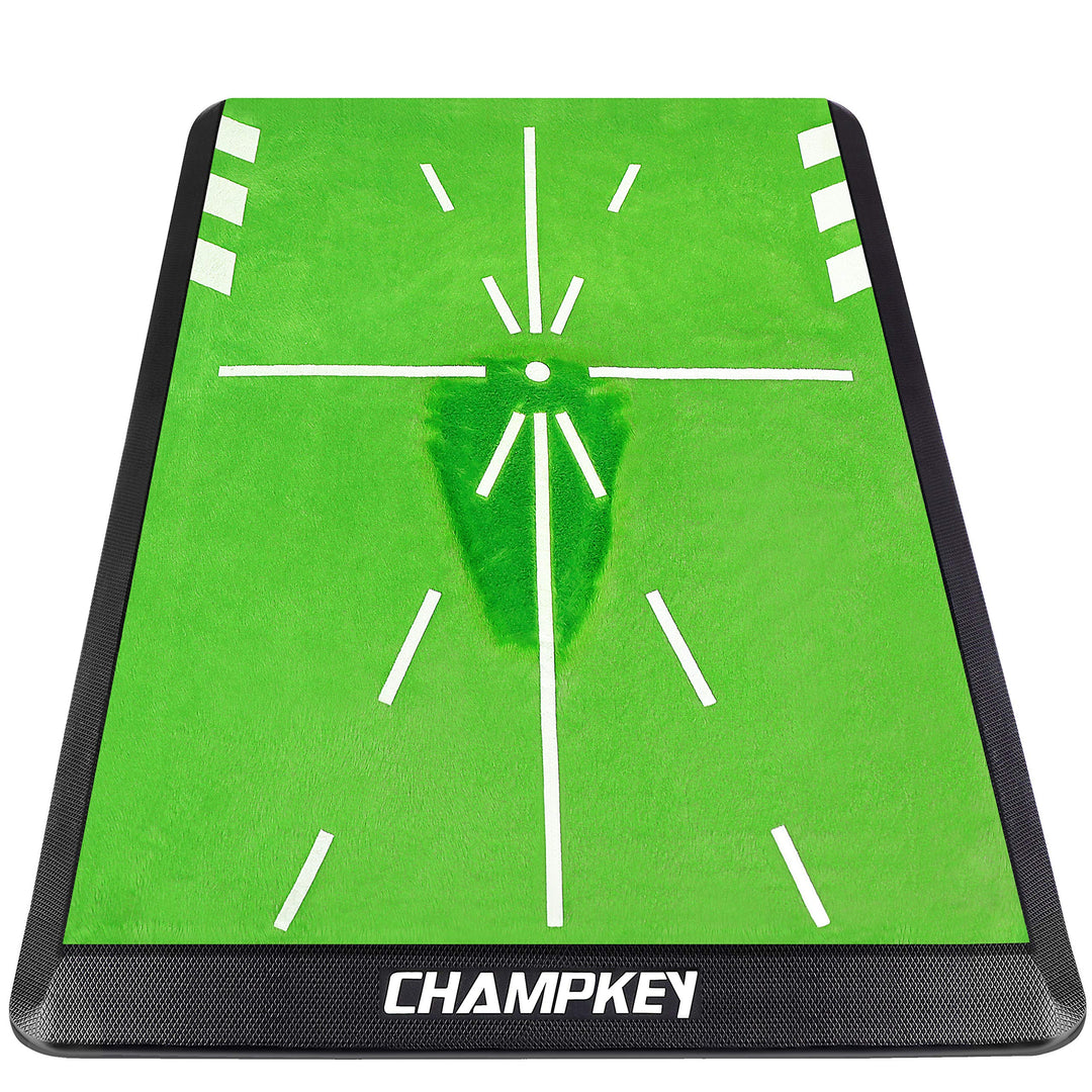 Heavy-Duty Golf Hitting Mat - Swing Path Feedback Golf Practice Mat - Ideal for Indoor and Outdoor Training