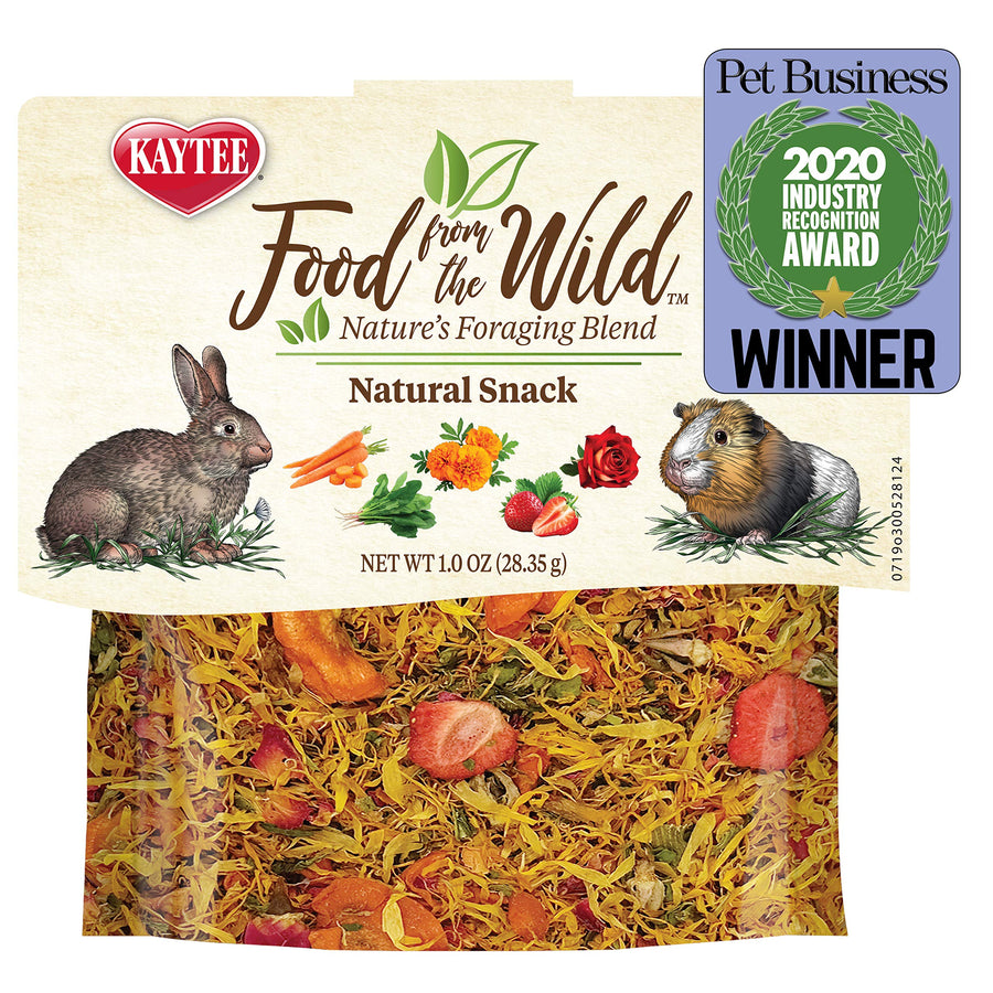 Food from The Wild Natural Snack for Pet Rabbits, Guinea Pigs And Other Small Animals, 1 Ounce
