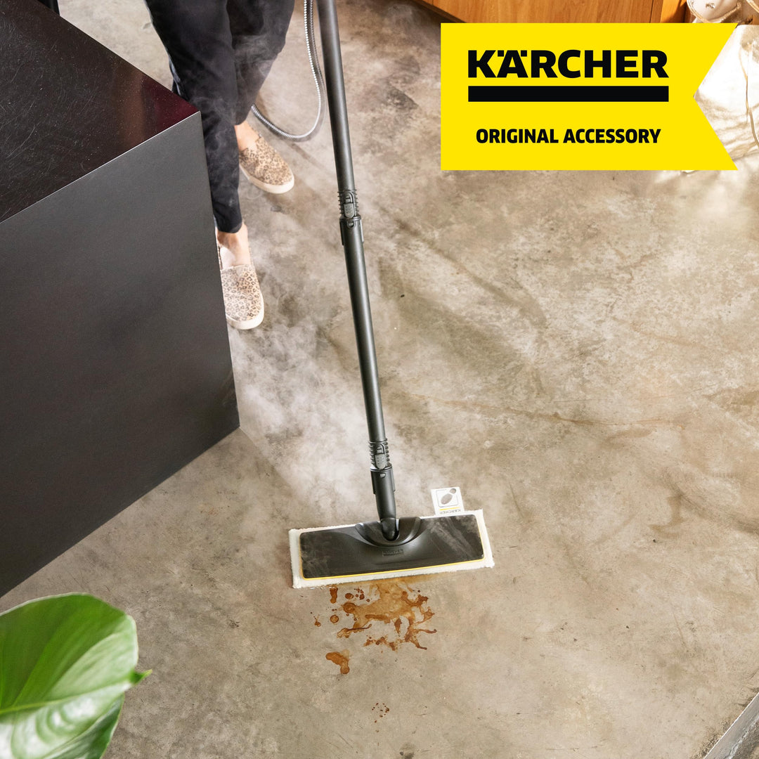 Steam Cleaner Floor Pads, Microfiber - Designed for Karcher SC3 Steam Cleaner Floor Nozzle - for Power Steamers - 2 Pack