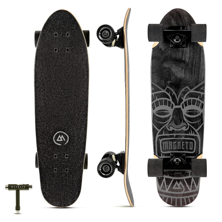 Complete Skateboard | 27.5 x 7.5 | Canadian Maple Wood | 60 MM Urethane Wheels | Double Kick Concave Deck | Kids Skateboard Cruiser Skateboards | Skateboard for Beginners, Teens & Adults