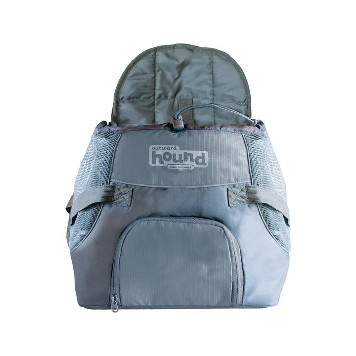 PoochPouch Dog Front Carrier, Medium, Grey