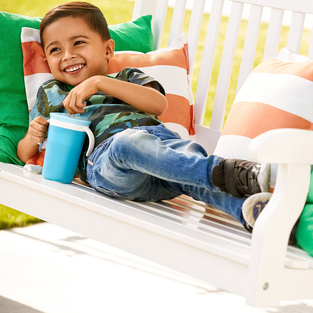 ® SnackCatch & Sip 2-in-1 Snack Catcher and 2 Piece Spill-Proof Cup, Blue