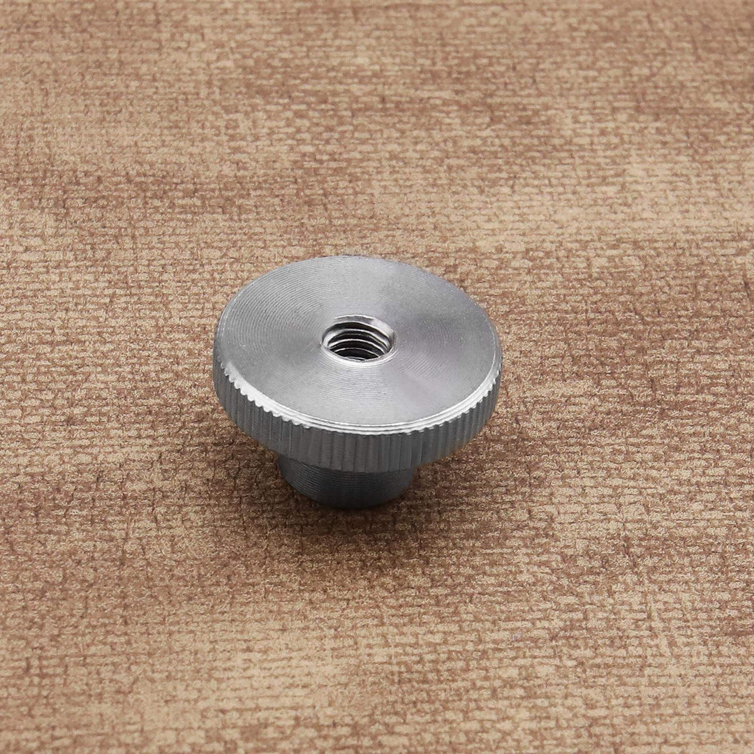 10PCS M5 High Knurled Thumb Nuts Female Thread 304 Stainless Steel Round Hand Grip Knob Lock Nuts DIN 466 Type