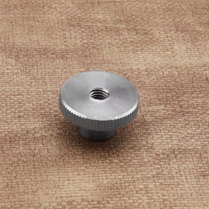 10PCS M5 High Knurled Thumb Nuts Female Thread 304 Stainless Steel Round Hand Grip Knob Lock Nuts DIN 466 Type