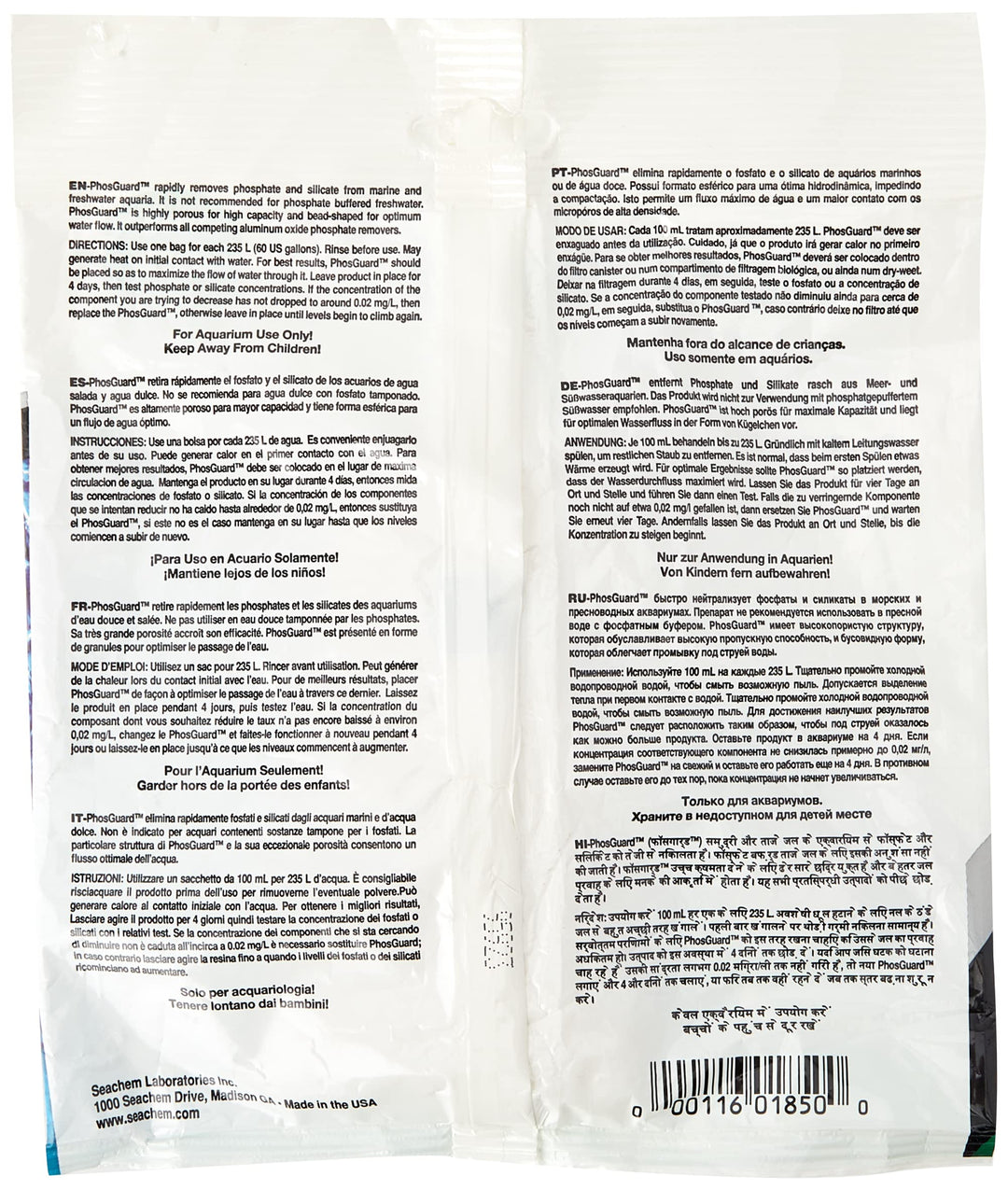 PhosGuard, 100 mL bagged - 67101850