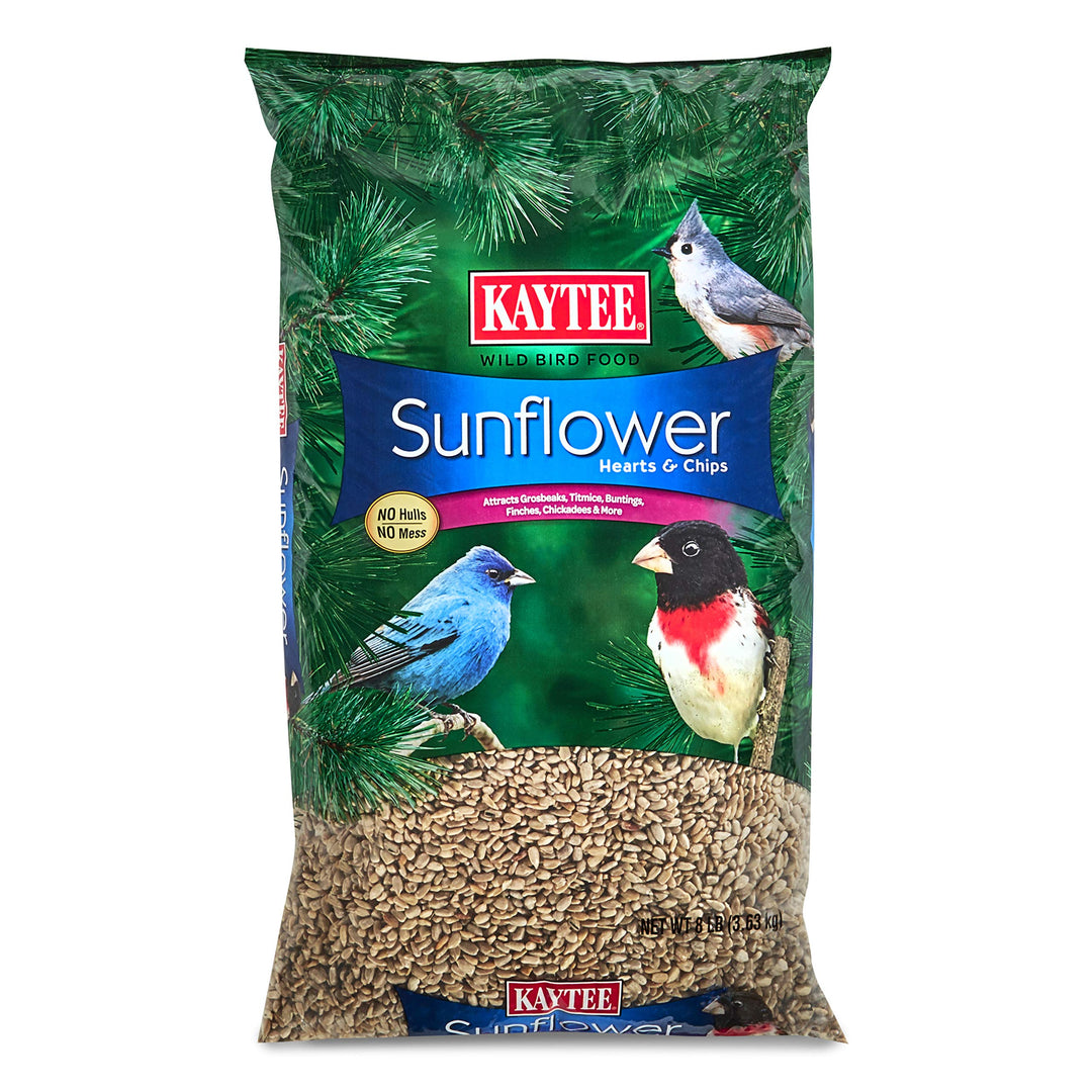 Kaytee Products 100033706 Sunflower Heart & Chips Bird Seed 8 Lbs