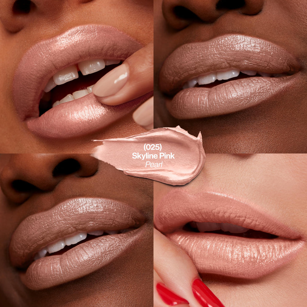 Revlon Super Lustrous Lipstick, High Impact Lipcolor with Moisturizing Creamy Formula, Infused with Vitamin E and Avocado Oil in Pink Pearl, Sky Line Pink (025)