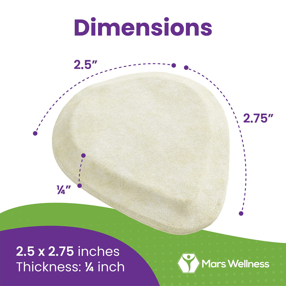 Metatarsal Felt Foot Pad Skived Cut (1/4 Thick) - 6 Pairs (12 Pieces)