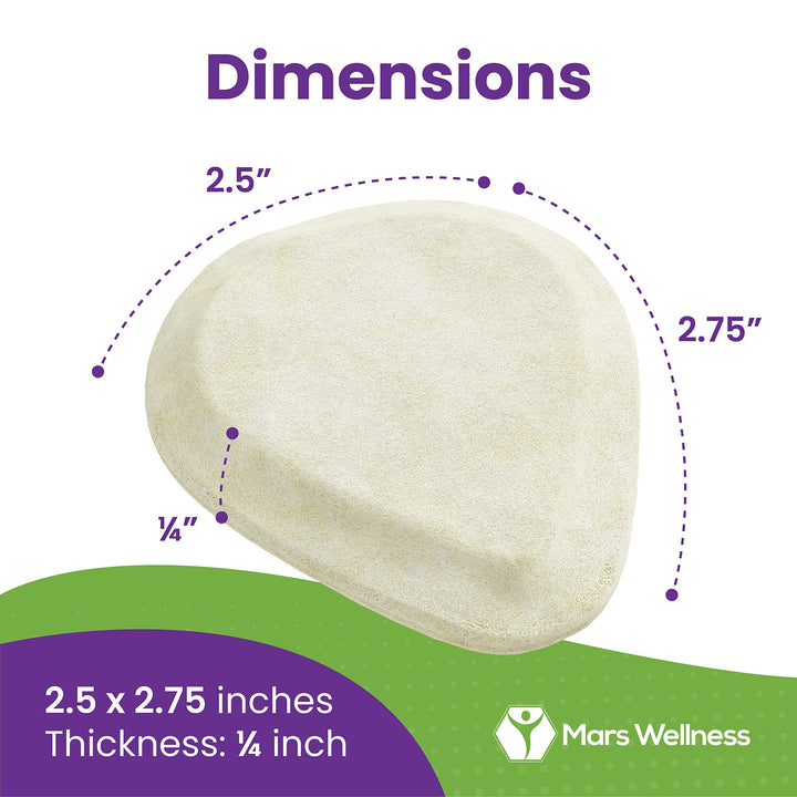 Metatarsal Felt Foot Pad Skived Cut (1/4 Thick) - 6 Pairs (12 Pieces)