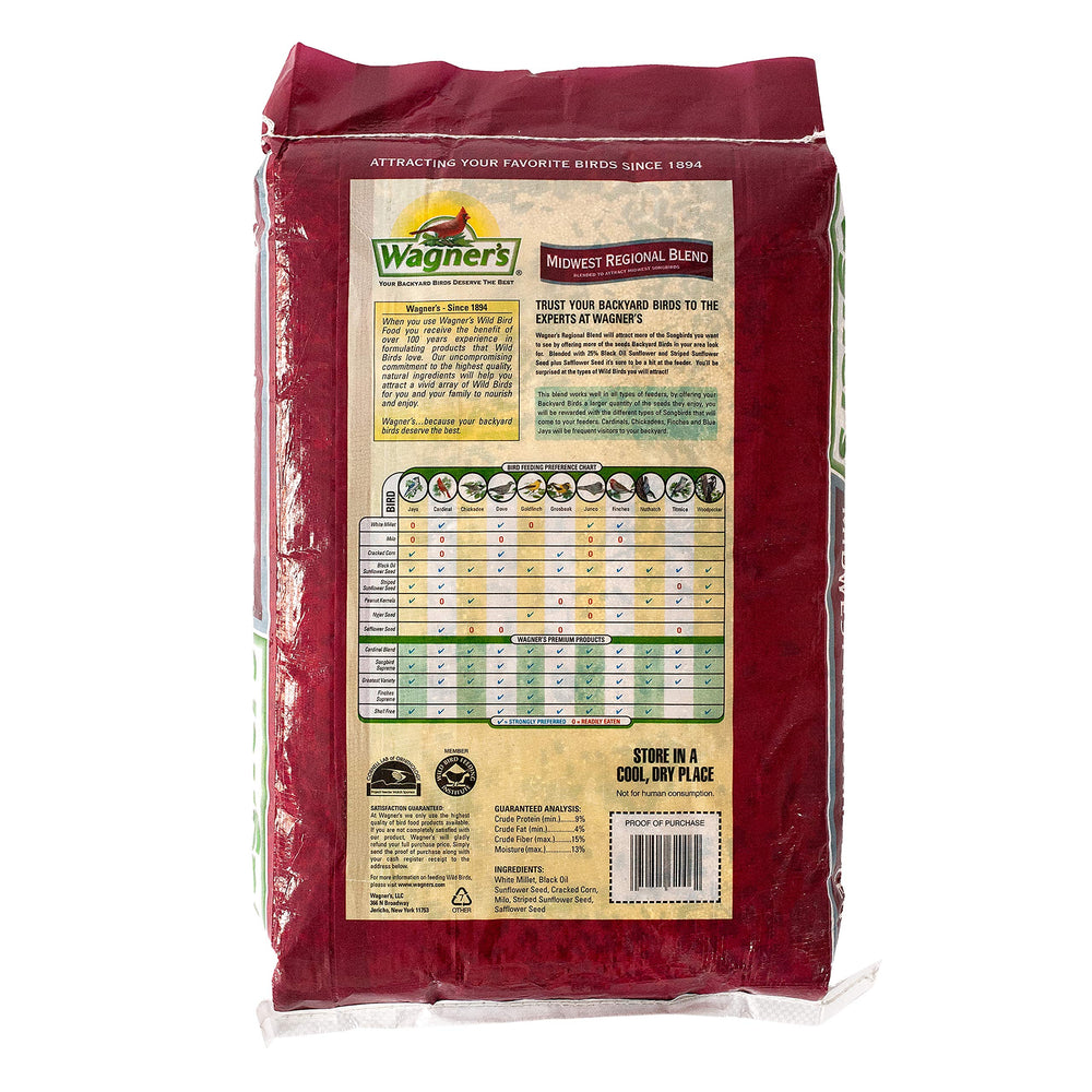 62006 Midwest Regional Blend Wild Bird Food, 20-Pound Bag