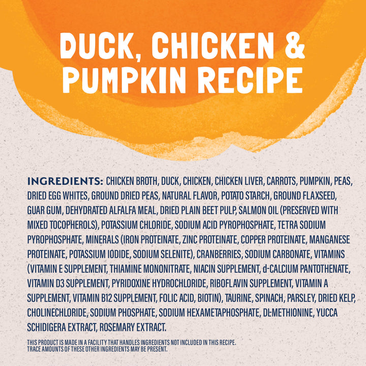 Original Ultra Platefulls Indoor Adult Grain Free Wet Cat Food, Duck, Chicken & Pumpkin Recipe, 3 Ounce Pouch (Pack of 24)