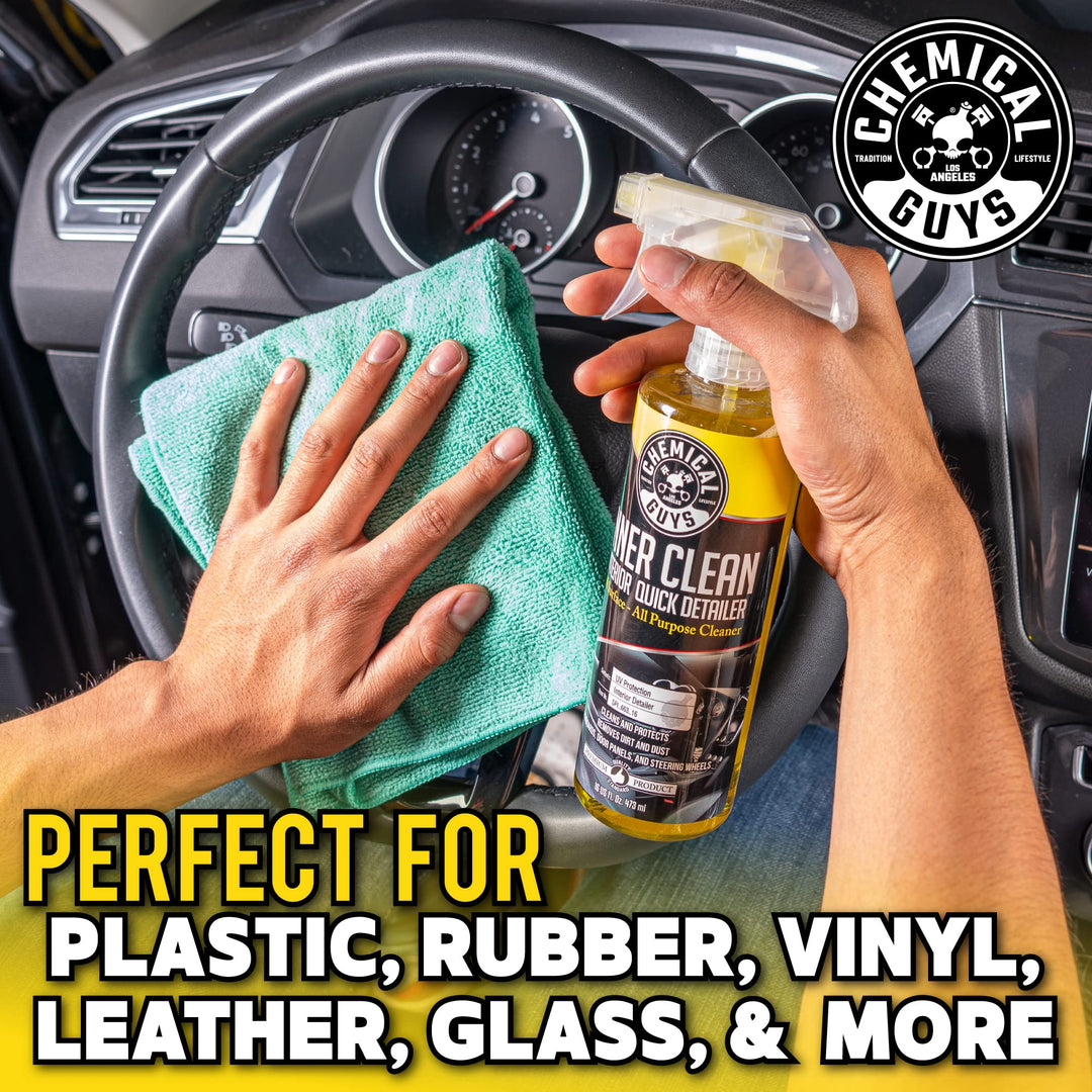 SPI_663_16 InnerClean Quick Detailer with Pineapple Scent, High Performance Interior and Dashboard Cleaner, Dust Repellent, Easy to Use Non Greasy Formula, 16 fl oz